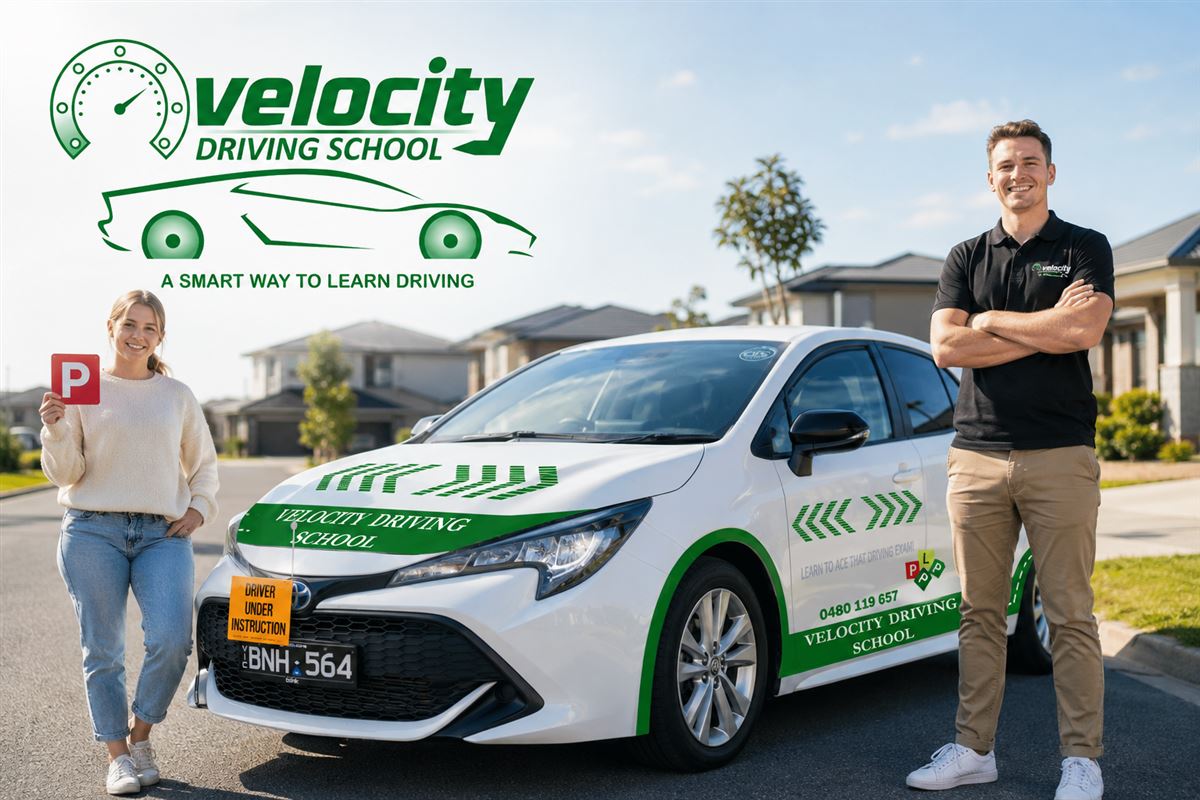 Velocity Driving School training vehicle